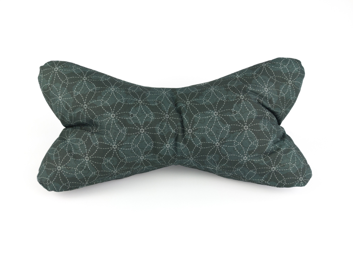 Produktbild: Leseknochen - Sashiko-Muster schwarzgrün