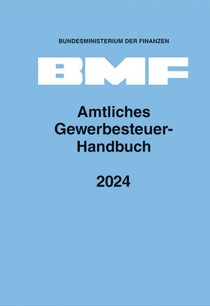 Produktbild: Amtliches Gewerbesteuer-Handbuch 2024