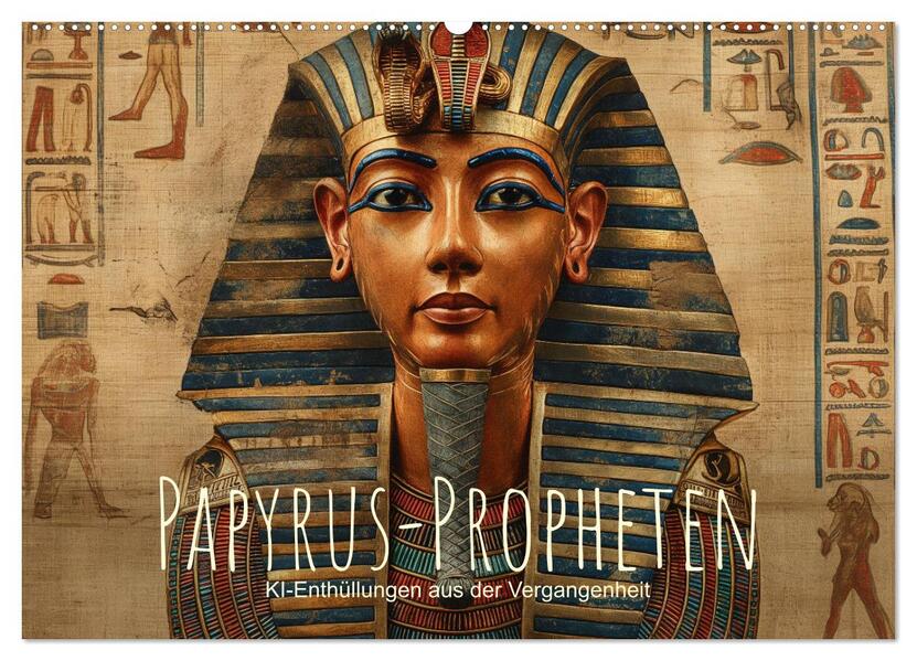 Produktbild: Papyrus-Propheten - KI-Enthüllungen aus der Vergangenheit (Wandkalender 2026 DIN A2 quer), CALVENDO Monatskalender | artefacti artefacti, Calvendo, artefacti