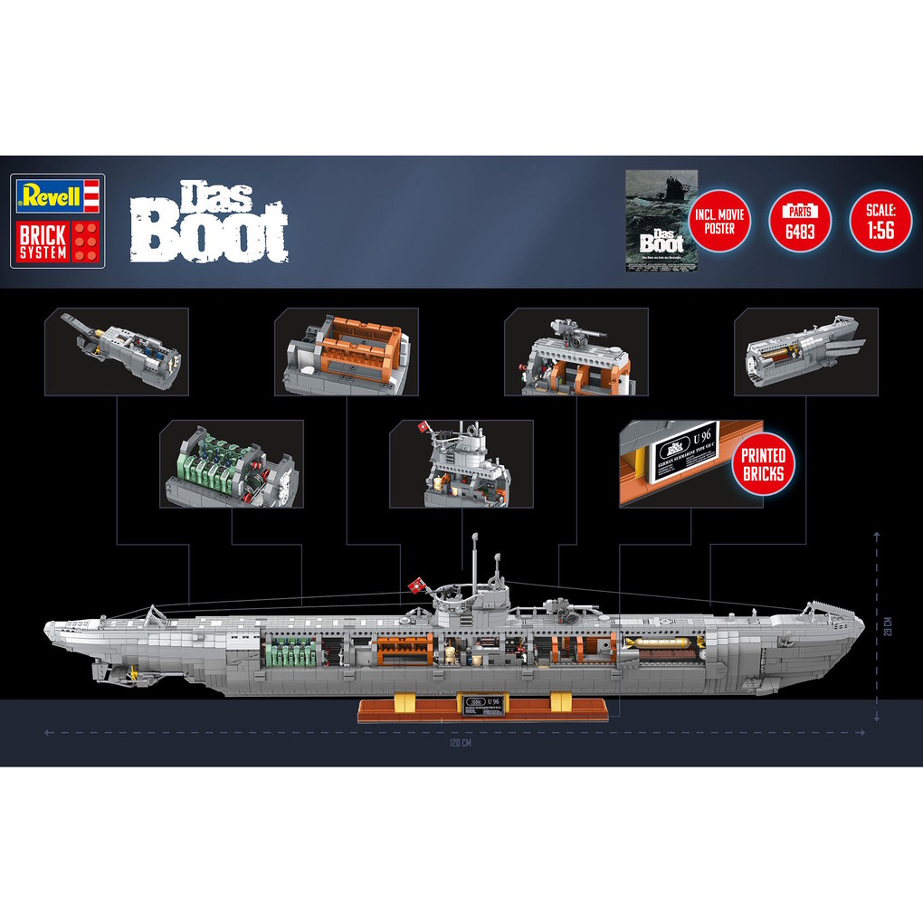 Weitere Ansicht: Revell - Brick System - U-Boot "Das Boot"