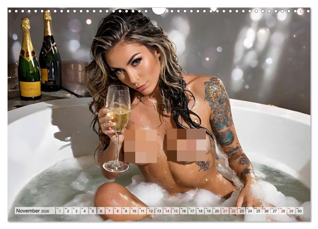Weitere Ansicht: Heiße Girls im Badeschaum (Wandkalender 2026 DIN A3 quer), CALVENDO Monatskalender | Renate Utz, Calvendo