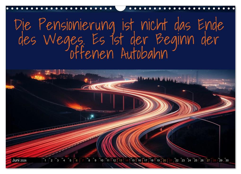 Weitere Ansicht: Ruhestand - das Leben neu entdecken (Wandkalender 2026 DIN A3 quer), CALVENDO Monatskalender | Susan Michel, Calvendo