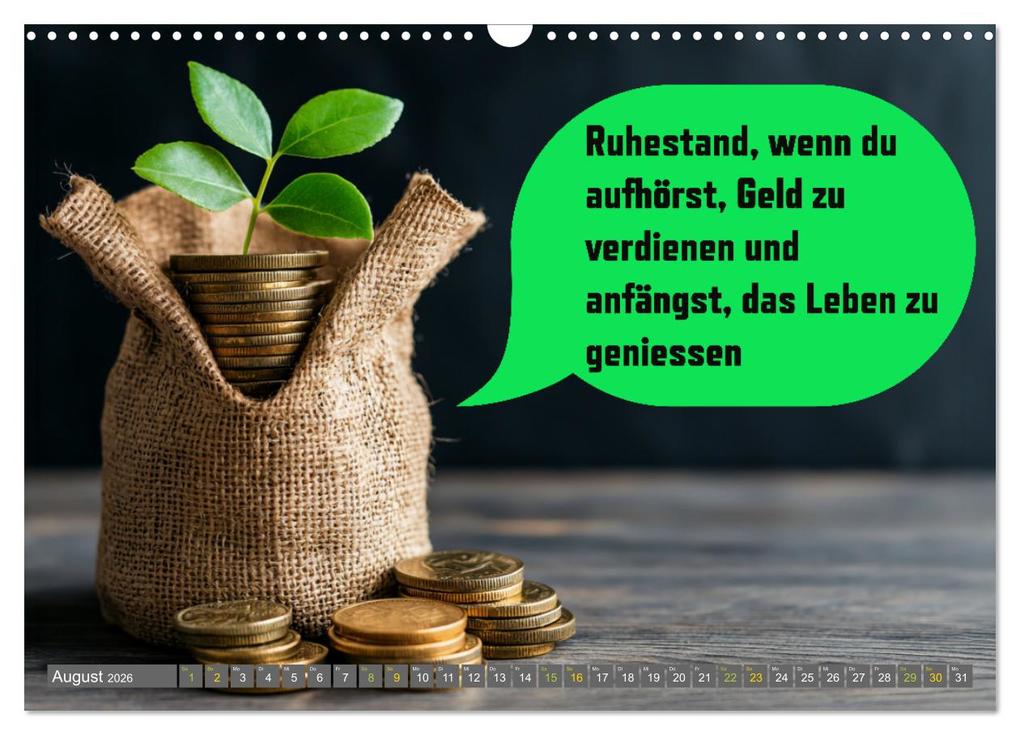 Weitere Ansicht: Ruhestand - das Leben neu entdecken (Wandkalender 2026 DIN A3 quer), CALVENDO Monatskalender | Susan Michel, Calvendo