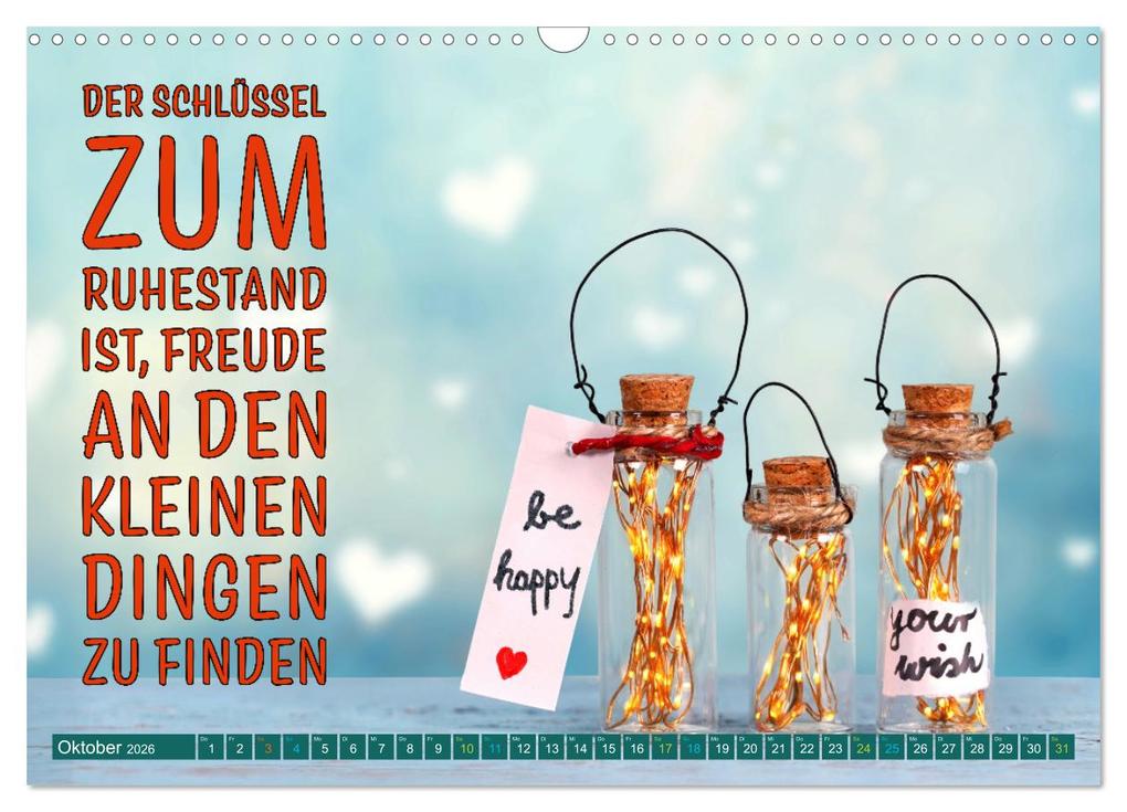 Weitere Ansicht: Ruhestand - das Leben neu entdecken (Wandkalender 2026 DIN A3 quer), CALVENDO Monatskalender | Susan Michel, Calvendo