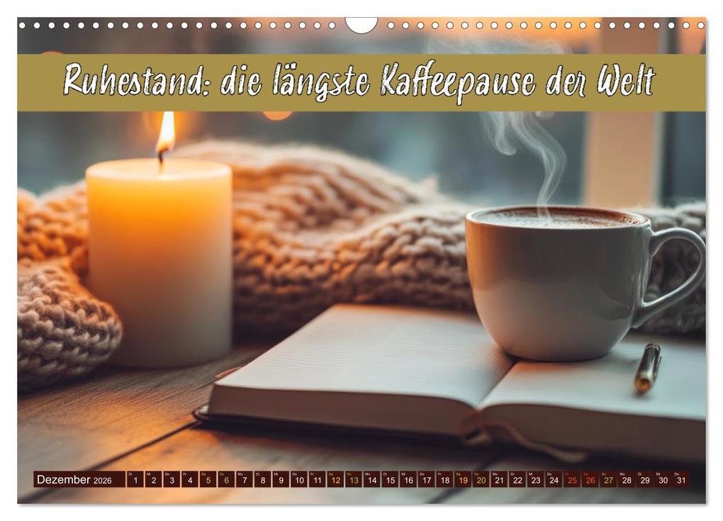 Weitere Ansicht: Ruhestand - das Leben neu entdecken (Wandkalender 2026 DIN A3 quer), CALVENDO Monatskalender | Susan Michel, Calvendo