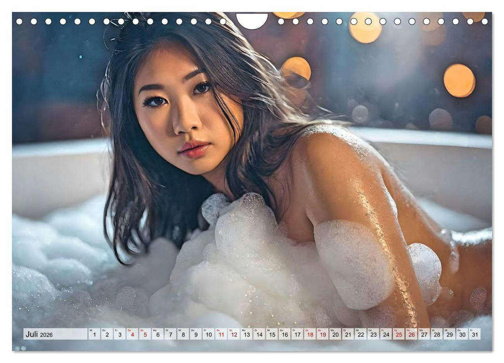Weitere Ansicht: Heiße Girls im Badeschaum (Wandkalender 2026 DIN A4 quer), CALVENDO Monatskalender | Renate Utz, Calvendo