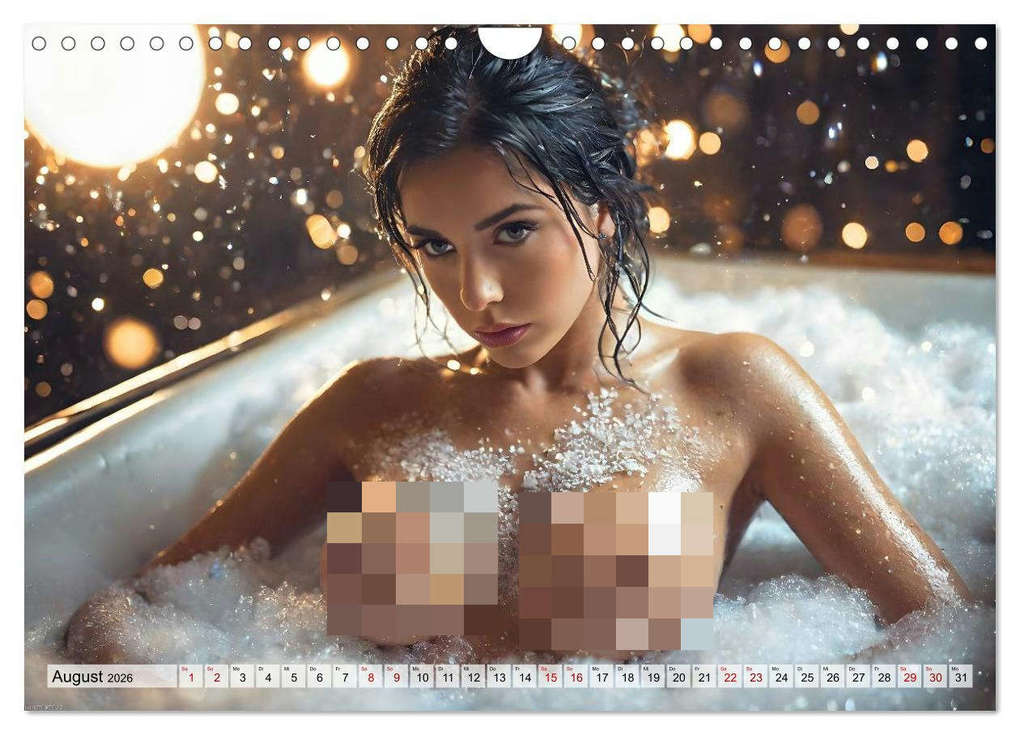 Weitere Ansicht: Heiße Girls im Badeschaum (Wandkalender 2026 DIN A4 quer), CALVENDO Monatskalender | Renate Utz, Calvendo