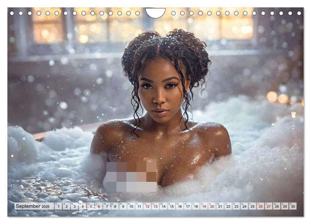 Weitere Ansicht: Heiße Girls im Badeschaum (Wandkalender 2026 DIN A4 quer), CALVENDO Monatskalender | Renate Utz, Calvendo