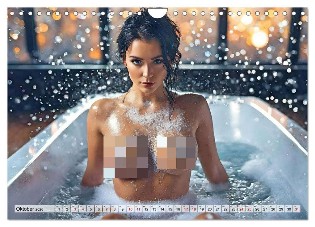Weitere Ansicht: Heiße Girls im Badeschaum (Wandkalender 2026 DIN A4 quer), CALVENDO Monatskalender | Renate Utz, Calvendo