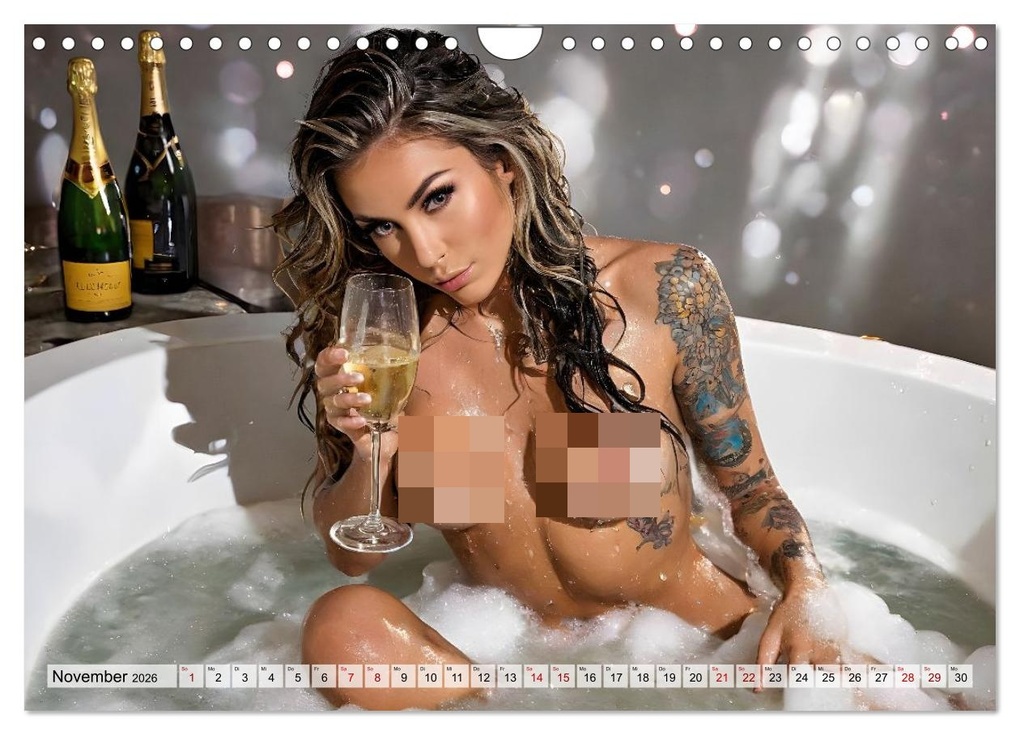 Weitere Ansicht: Heiße Girls im Badeschaum (Wandkalender 2026 DIN A4 quer), CALVENDO Monatskalender | Renate Utz, Calvendo