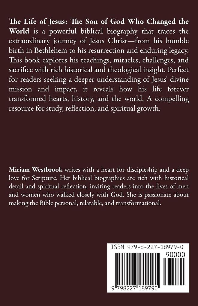 Weitere Ansicht: The Life of Jesus | Miriam Westbrook