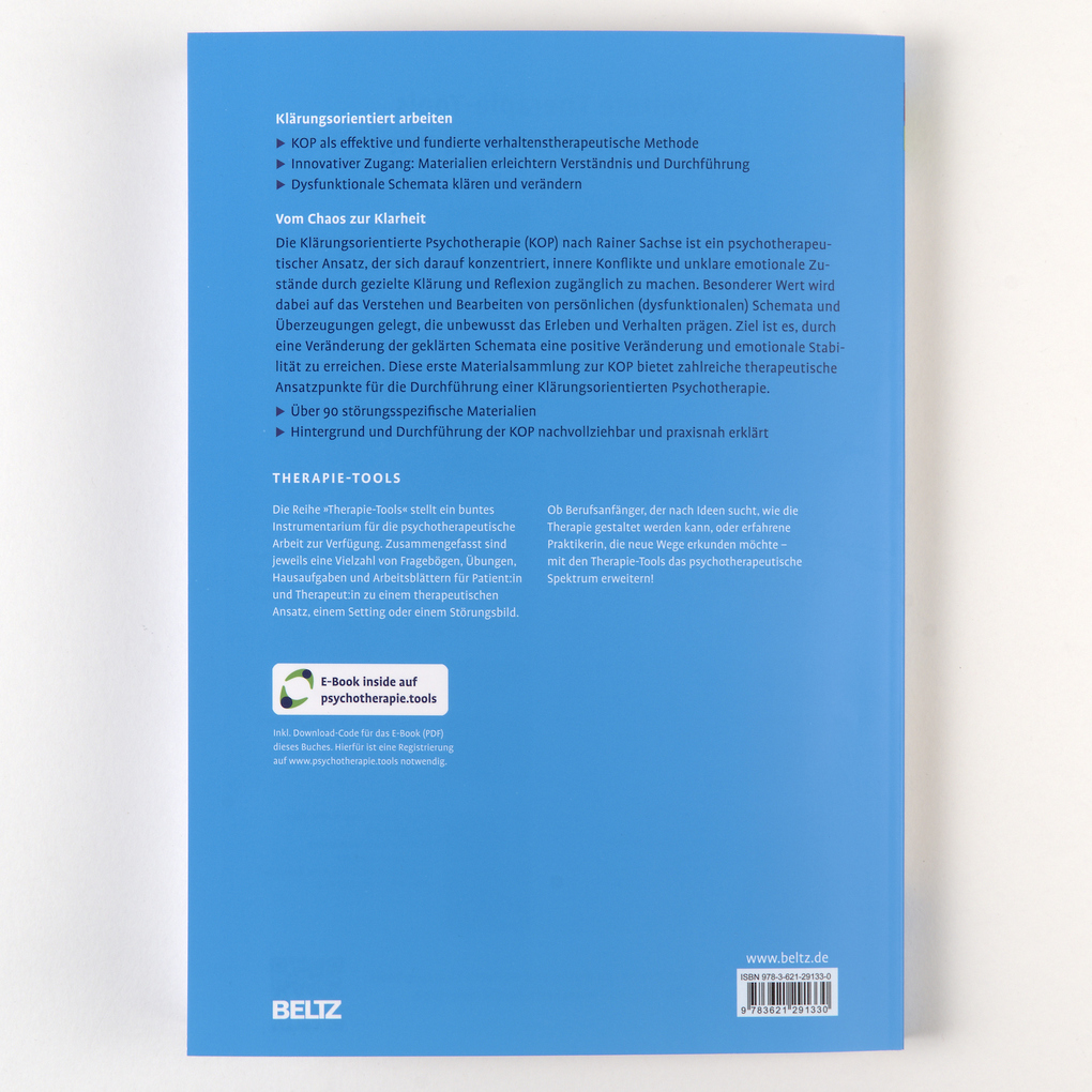 Weitere Ansicht: Therapie-Tools Klärungsorientierte Psychotherapie (KOP) | Gregor Müller, Katja Langer, Simon Tkotz