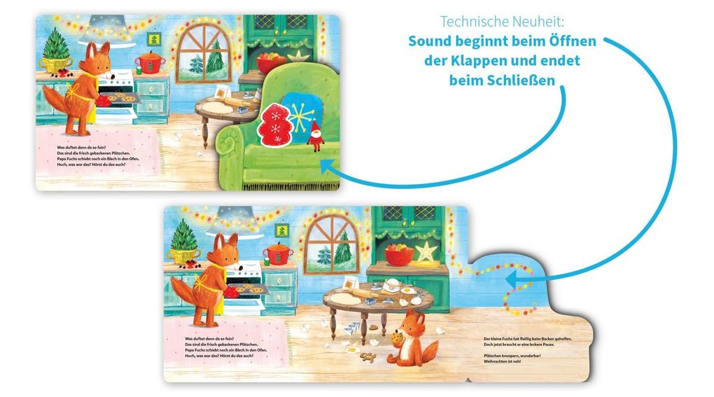 Weitere Ansicht: Mein Klapp-Sound-Buch: Hör mal her, es weihnachtet sehr! | Madlen Ottenschläger