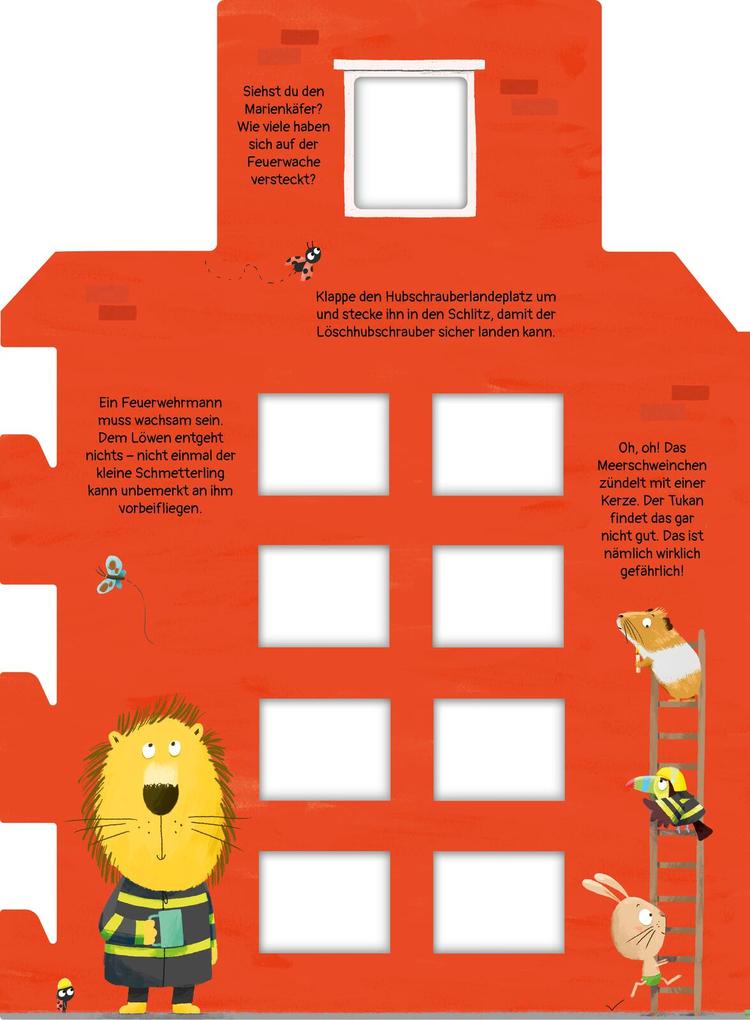 Weitere Ansicht: Buch & Spielhaus zum Aufstellen: Meine Feuerwehr