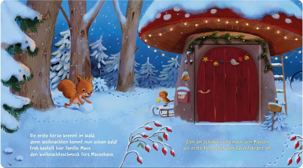 Weitere Ansicht: Es leuchtet im Wald, kommt Weihnachten bald? | Anja Kiel