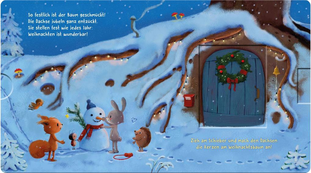 Weitere Ansicht: Es leuchtet im Wald, kommt Weihnachten bald? | Anja Kiel