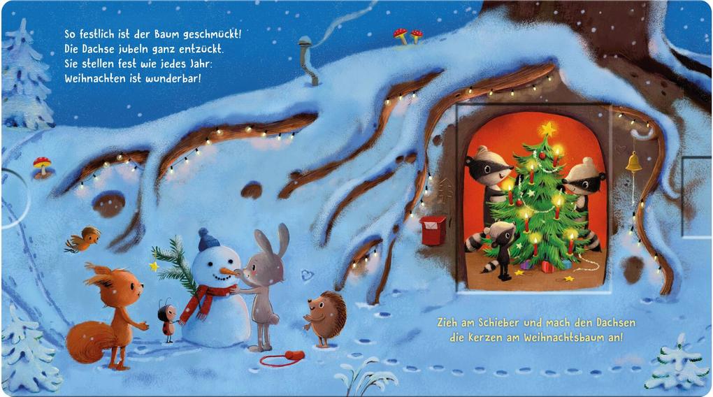 Weitere Ansicht: Es leuchtet im Wald, kommt Weihnachten bald? | Anja Kiel