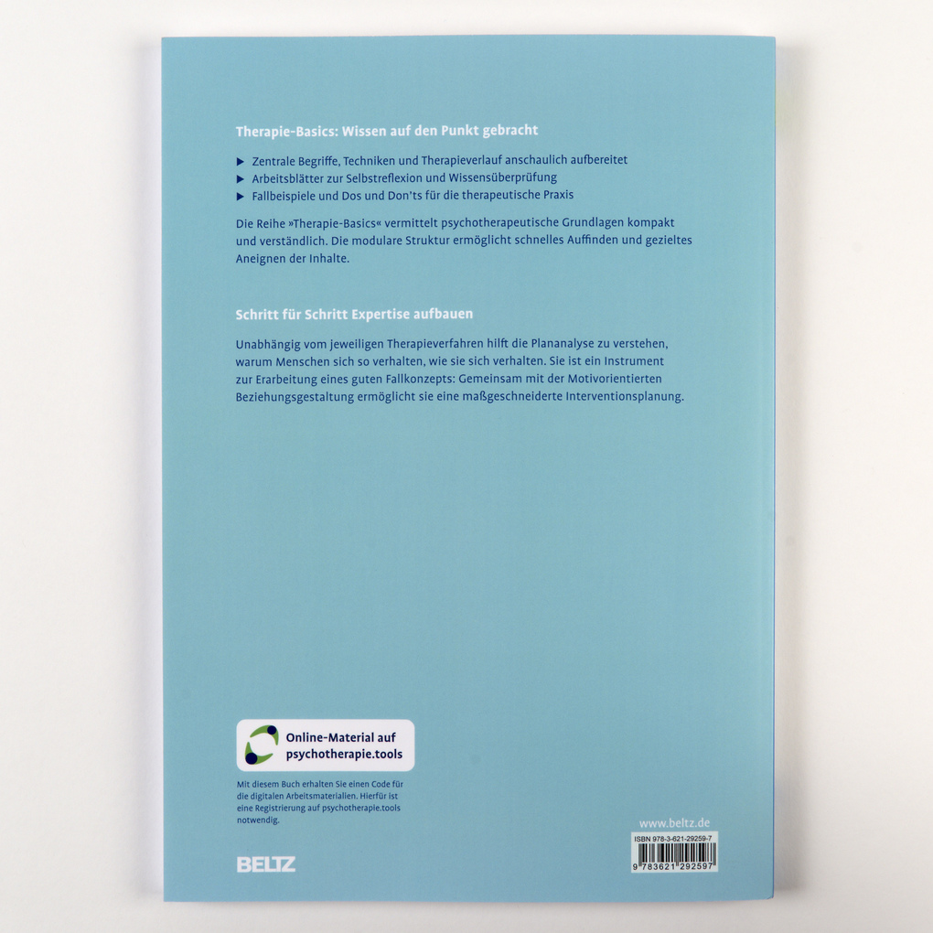 Weitere Ansicht: Therapie-Basics Plananalyse und Motivorientierte Beziehungsgestaltung | Astrid Habenstein, Christoph Stucki, Anja Carolyn Gysin-Maillart
