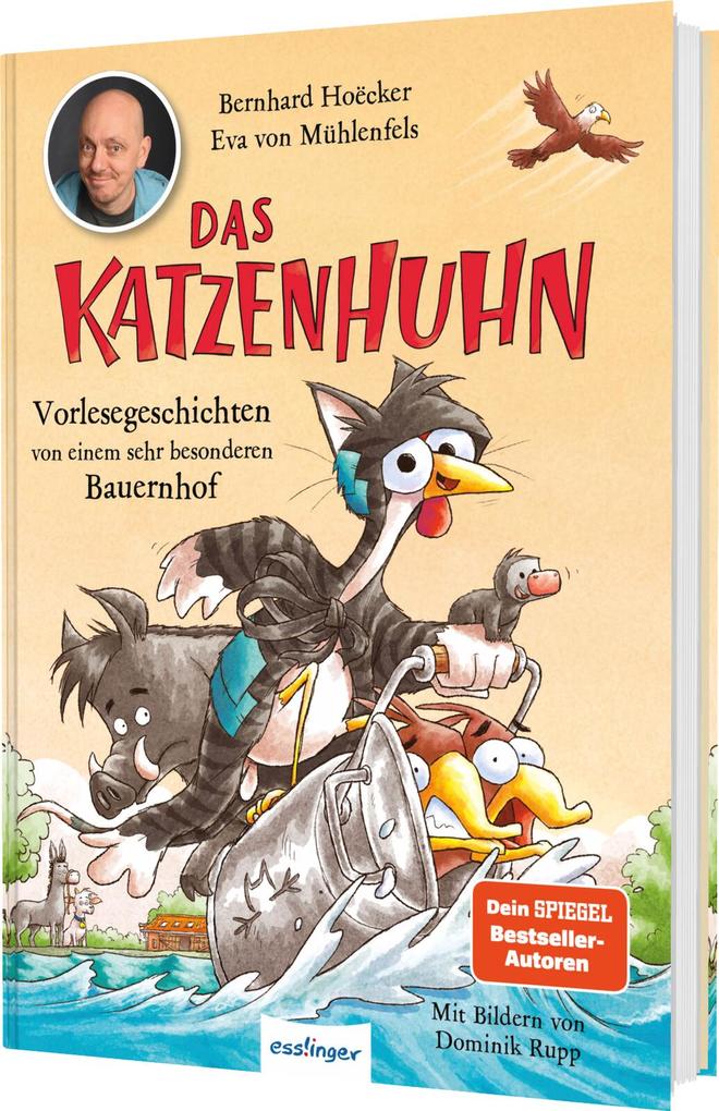 Weitere Ansicht: Das Katzenhuhn 3: Vorlesegeschichten von einem sehr besonderen Bauernhof | Bernhard Hoëcker, Eva von Mühlenfels