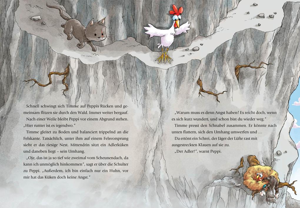 Weitere Ansicht: Das Katzenhuhn 3: Vorlesegeschichten von einem sehr besonderen Bauernhof | Bernhard Hoëcker, Eva von Mühlenfels