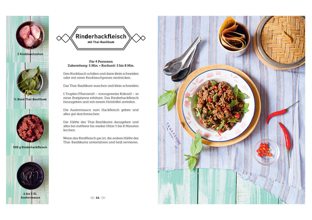 Weitere Ansicht: Thailändisch kochen mit nur 4 Zutaten - Schnell und einfach | Camille Sourbier