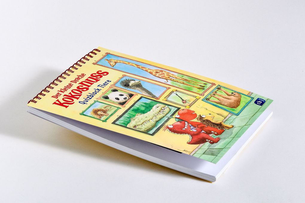 Weitere Ansicht: Der kleine Drache Kokosnuss - Quizblock Tiere | Ingo Siegner