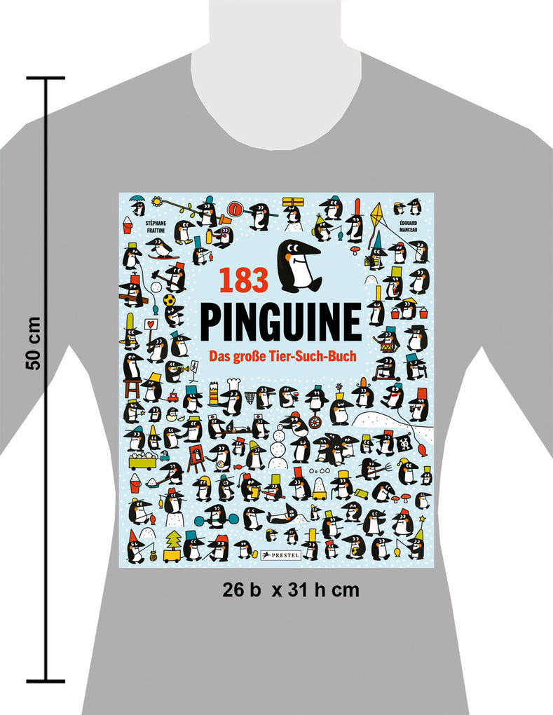 Weitere Ansicht: 183 Pinguine. Das große Tier-Such-Buch | Stéphane Frattini, Édouard Manceau