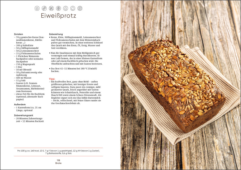 Weitere Ansicht: Fit & schlank mit Brot | Michaela Axt-Gadermann, Johannes Dackweiler