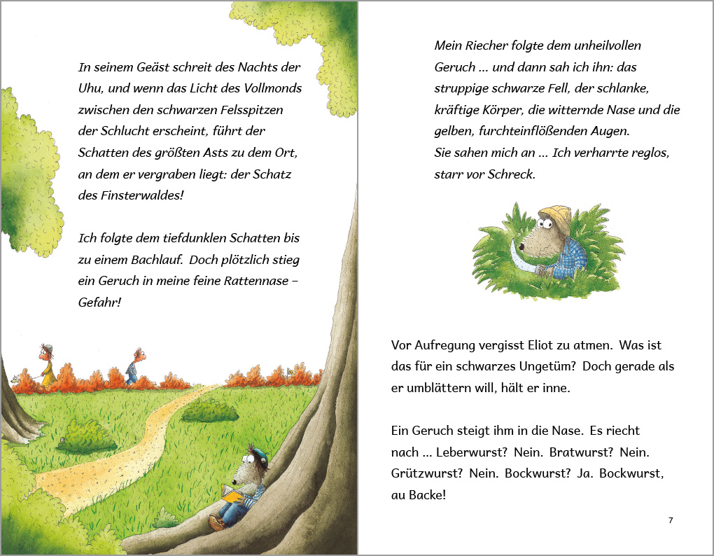 Weitere Ansicht: Gemeinsam durch die ersten Lesejahre. Eliot und Isabella im Finsterwald | Ingo Siegner