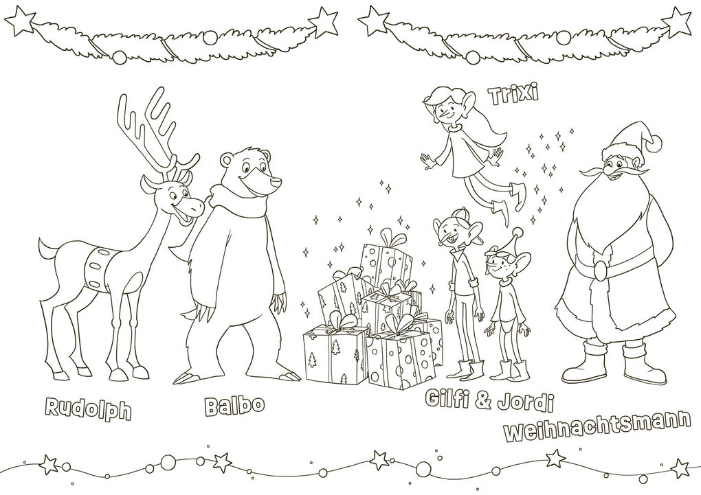 Weitere Ansicht: Weihnachtsmann & Co. KG - Mein Malbuch