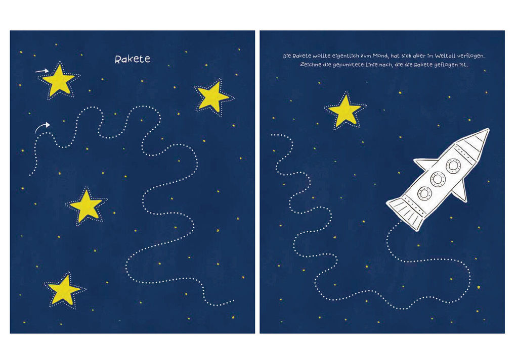 Weitere Ansicht: Mein kunterbuntes Buch der schönsten Schwungübungen. Schreibvorbereitung für Kindergarten, Vorschule und Grundschule. Ab 4 Jahre | Nico Sternbaum