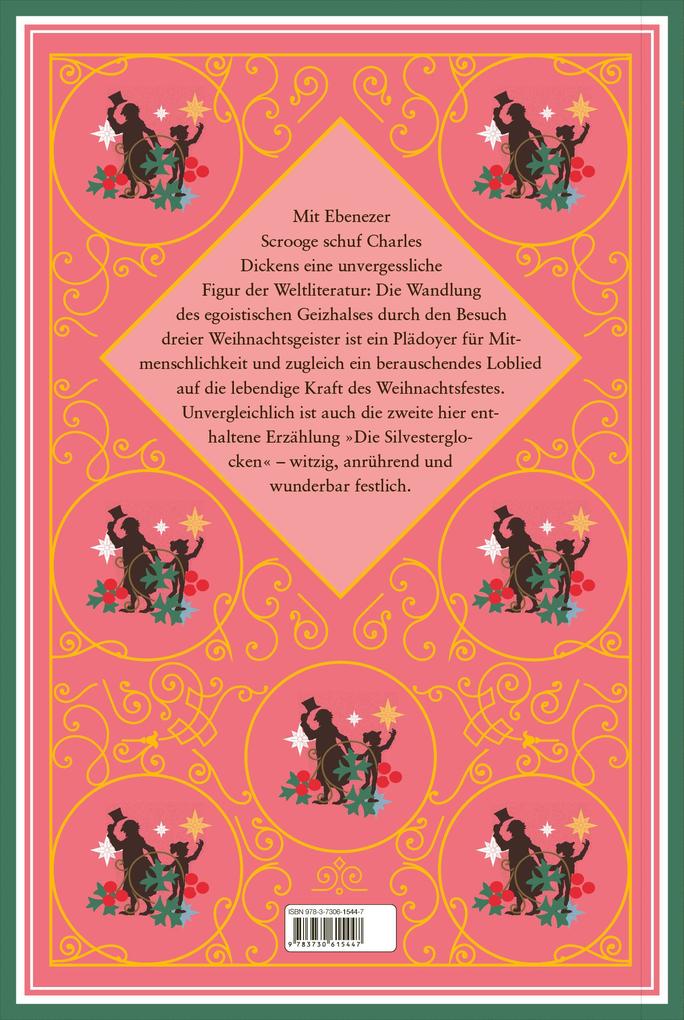 Weitere Ansicht: Eine Weihnachtsgeschichte. Schmuckausgabe mit Goldprägung | Charles Dickens