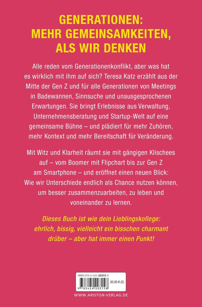 Weitere Ansicht: Vielseitig desinteressiert & trotzdem voller Meinung | Teresa Katz