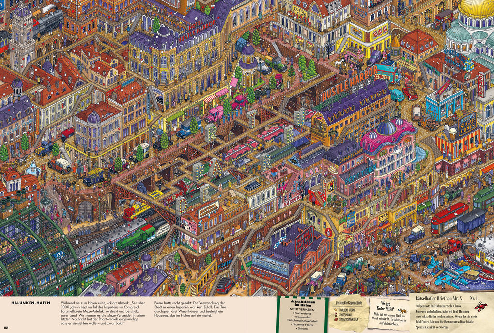 Weitere Ansicht: Pierre, der Irrgarten-Detektiv, und die mysteriöse Pyramide | Hiro Kamigaki, Ic4design
