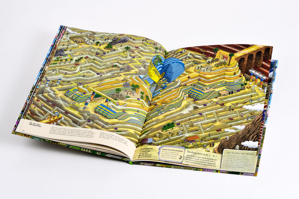 Weitere Ansicht: Pierre, der Irrgarten-Detektiv, und die mysteriöse Pyramide | Hiro Kamigaki, Ic4design