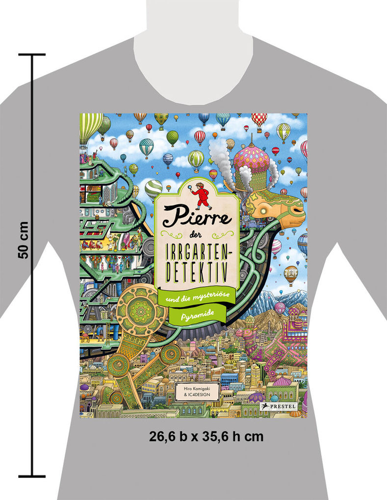 Weitere Ansicht: Pierre, der Irrgarten-Detektiv, und die mysteriöse Pyramide | Hiro Kamigaki, Ic4design