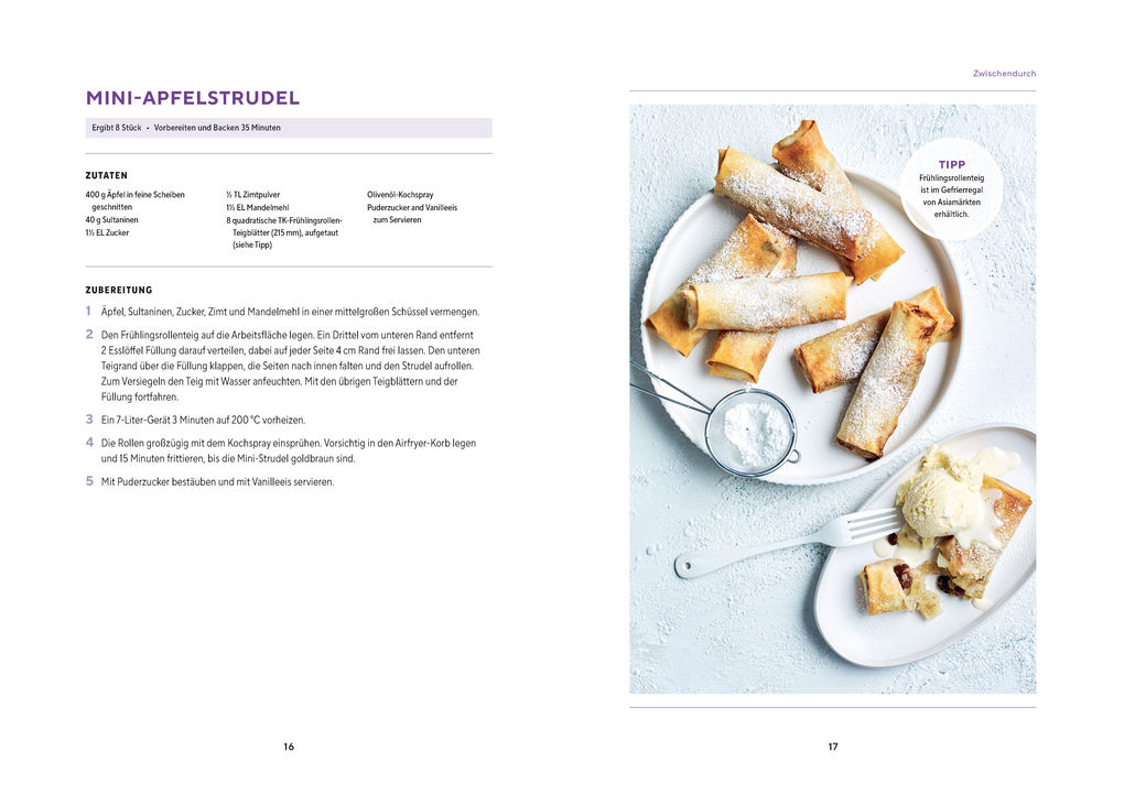 Weitere Ansicht: Airfryer Snacks - Die besten Rezepte für die Heißluftfritteuse