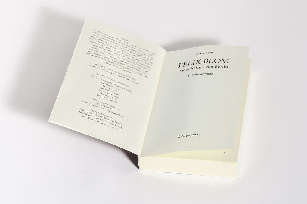 Weitere Ansicht: Felix Blom. Der Schatten von Berlin | Alex Beer