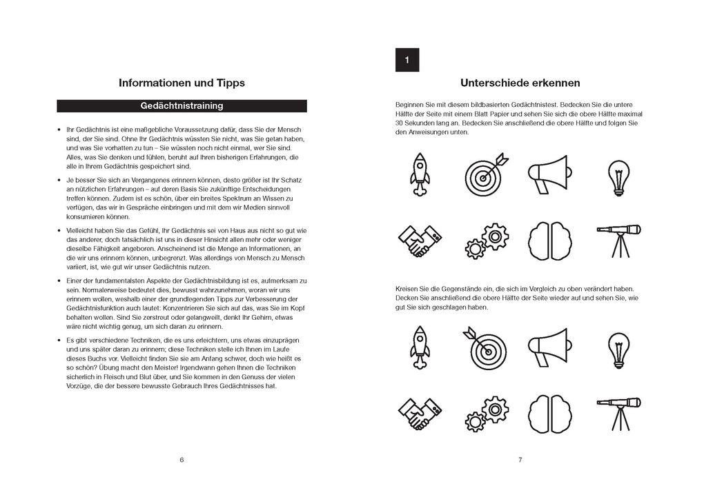 Weitere Ansicht: Gedächtnistraining - 95 knifflige Herausforderungen für einen scharfen Verstand | Gareth Moore