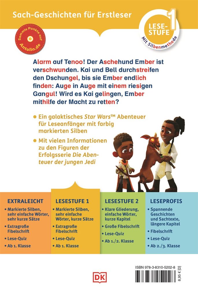 Weitere Ansicht: SUPERLESER! Star Wars(TM) Die Abenteuer der jungen Jedi - Die Suche nach dem Aschehund | Emeli Juhlin