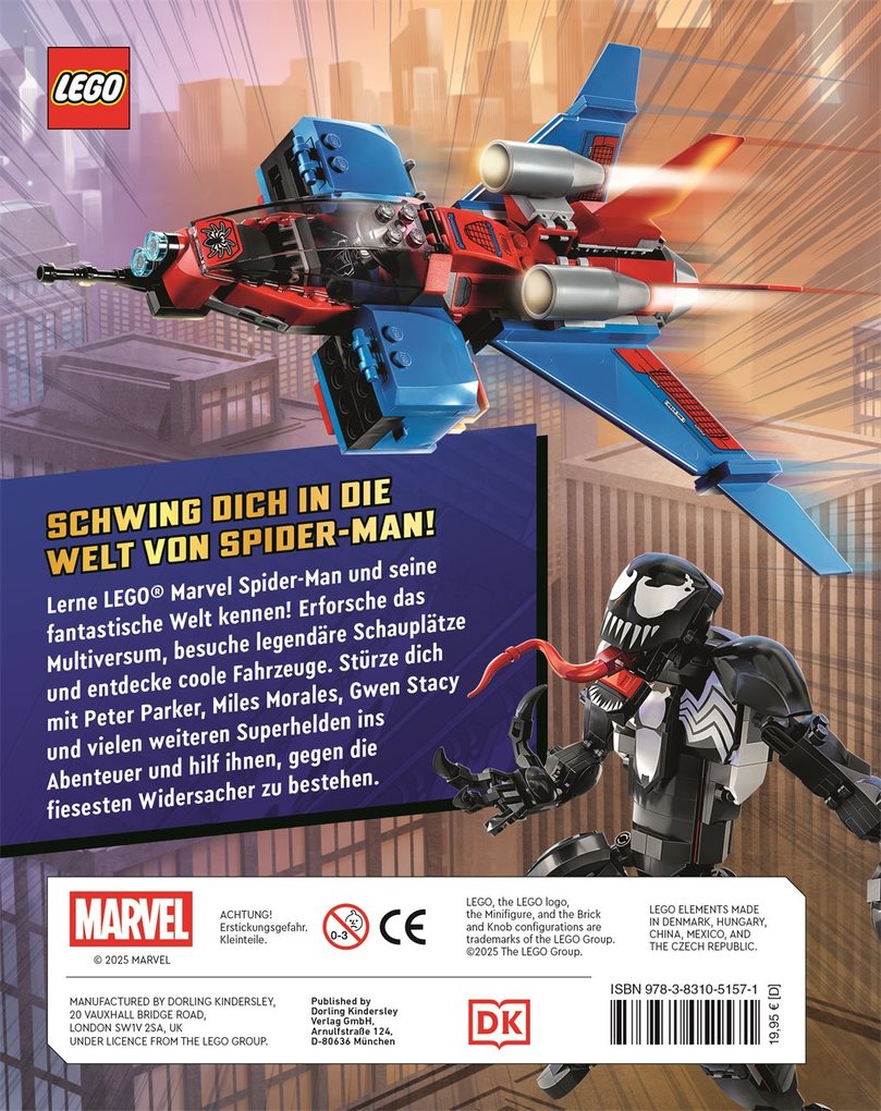 Weitere Ansicht: LEGO® Marvel Spider-Man. Entdecke die Welt von Spider-Man | Simon Hugo