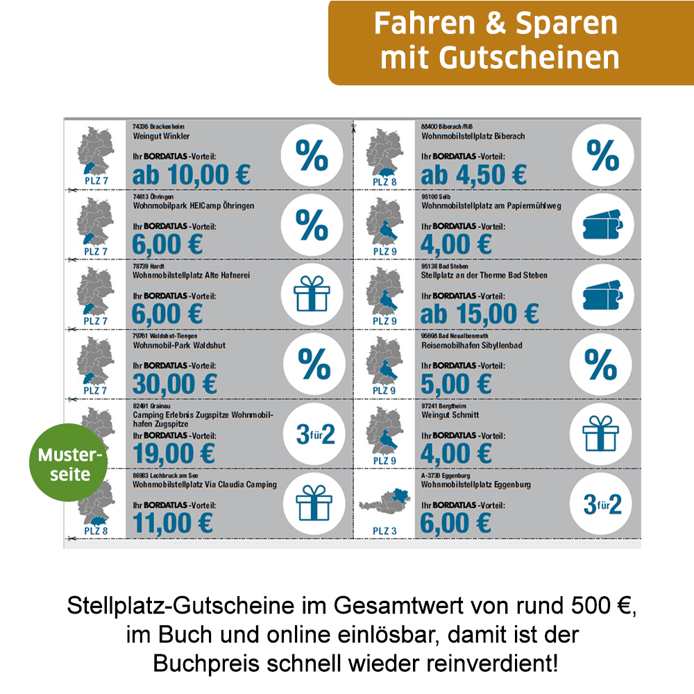 Weitere Ansicht: Bordatlas Stellplatzführer 2026