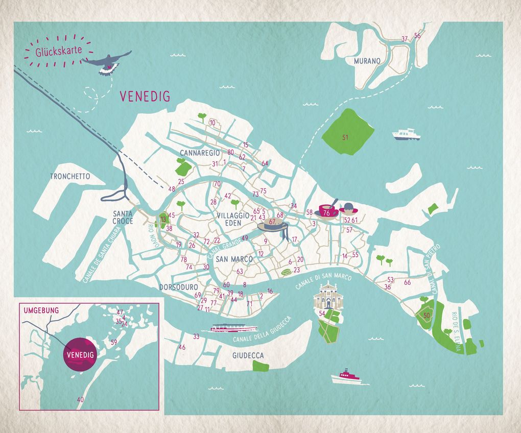 Weitere Ansicht: Glücksorte in Venedig | Heide Geiss
