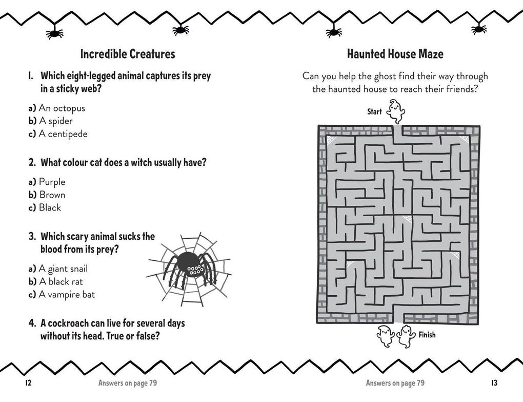 Weitere Ansicht: Amazing Halloween Puzzles and Quizzes | Caroline Rowlands