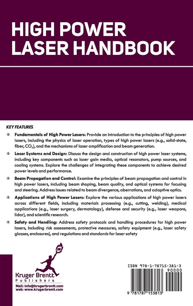 Weitere Ansicht: High Power Laser Handbook | Caner Deger, Federico Suarez