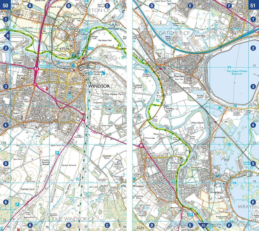 Weitere Ansicht: Thames Path | A-Z Maps
