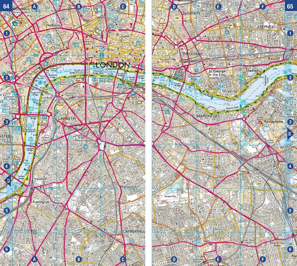 Weitere Ansicht: Thames Path | A-Z Maps