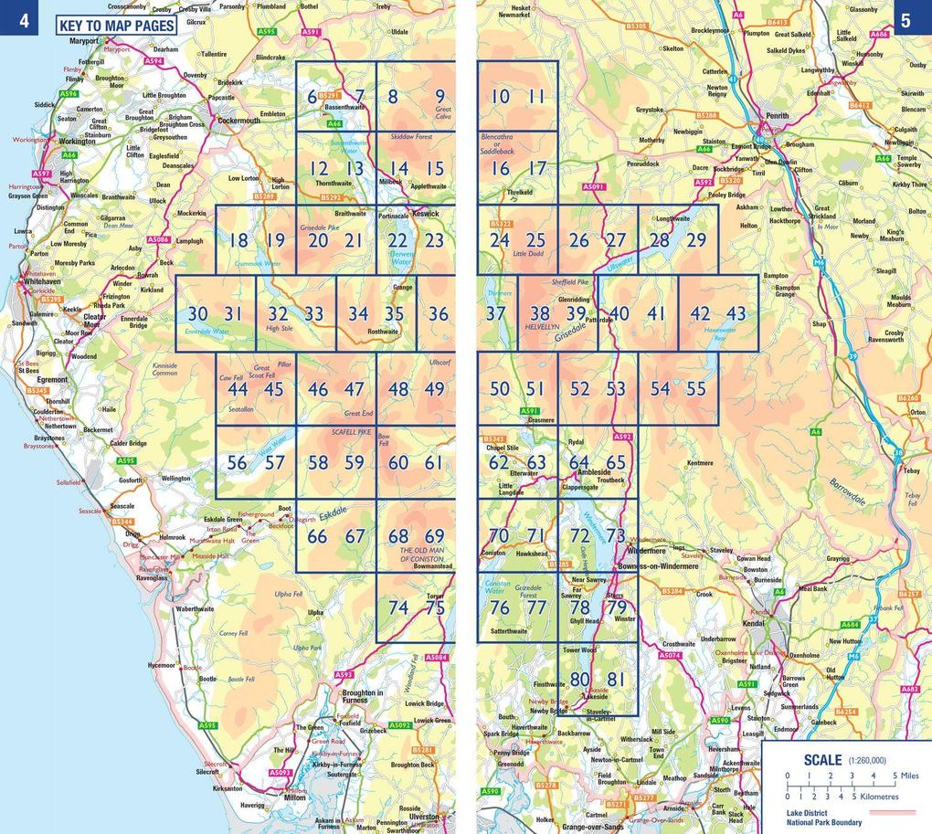 Weitere Ansicht: Lake District Adventure Atlas | A-Z Maps