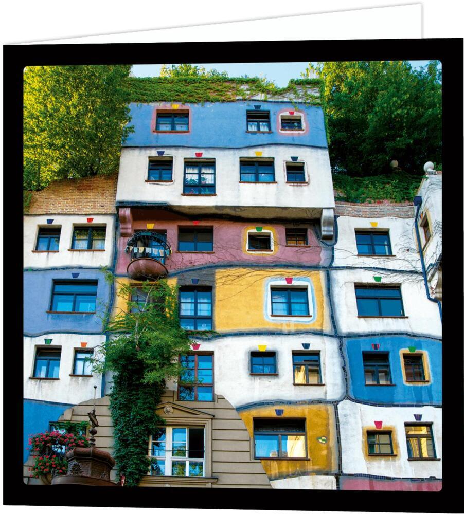 Weitere Ansicht: Hundertwasser Puzzle mit Grußkarte | Glarus/CH Namida AG