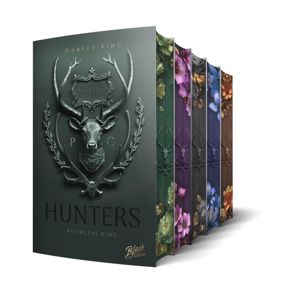 Weitere Ansicht: Hunters: Sinner King | Aufwendig gestaltete Ausgabe mit Farbschnitt - das integrierte Page Overlay ist limitiert nur in der ersten Auflage enthalten | Harley King